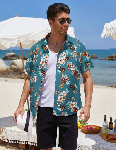 Coofandy Hawaiian Aloha Shirt (US Only) Shirts coofandy 