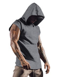 Coofandy Gym Muscle Hooded Tank Top (US Only) Tank Tops coofandy 