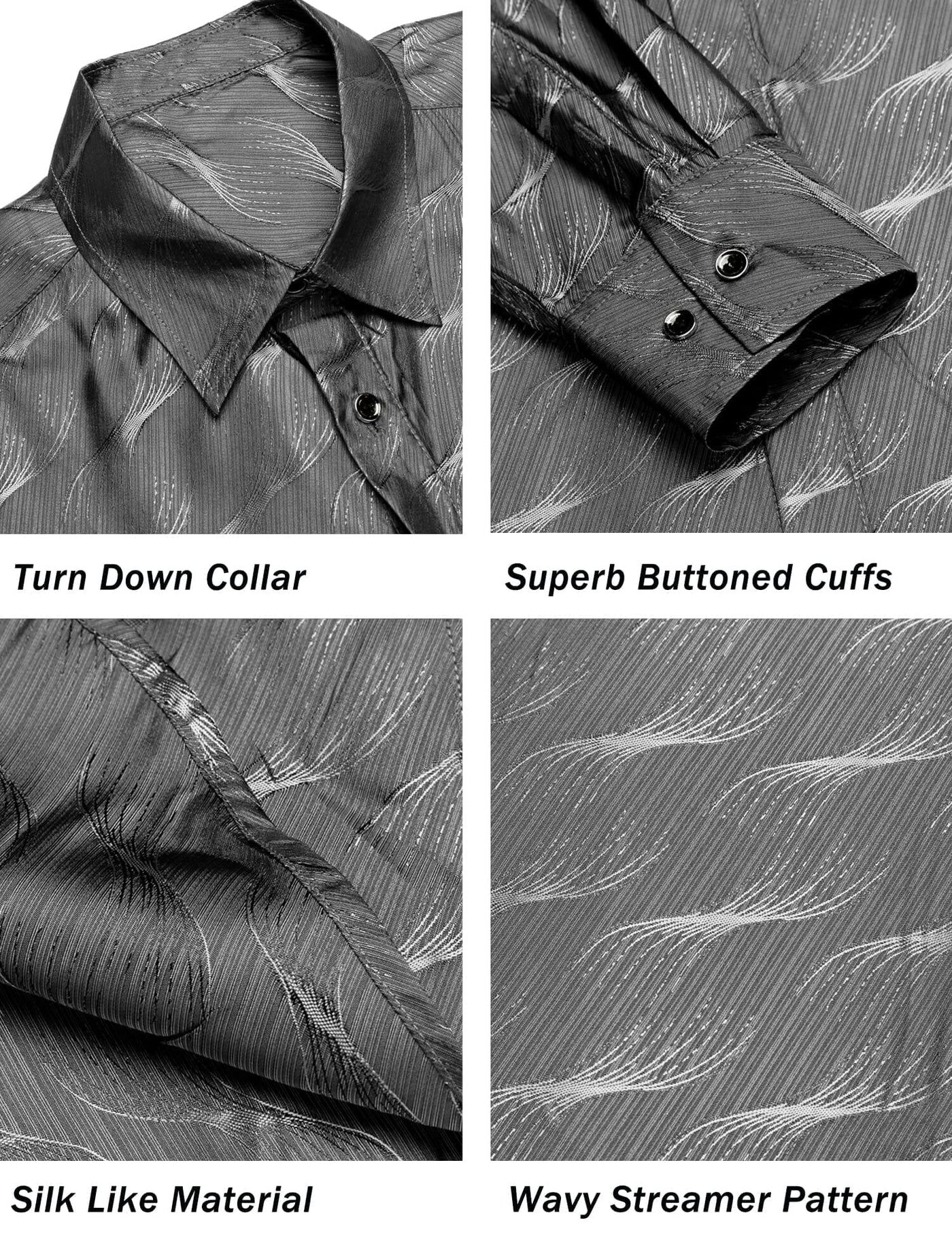 Coofandy Luxury Dress Shirt (US Only) Shirts coofandy 