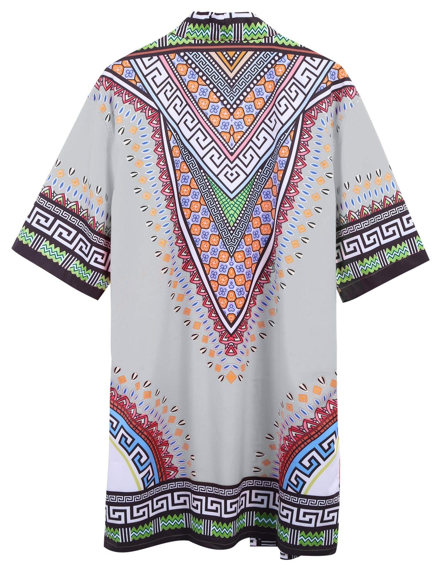 Graphic Ruffle Shawl Collar Lightweight Drape Cape (US Only) Cardigans coofandy 