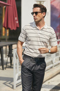 Coofandy Short Sleeve Polo Shirts (US Only) Polos coofandy White S 