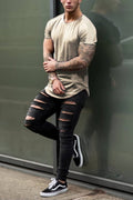 Coofandy Slim Fit Longline T-shirt (US Only) T-Shirt coofandy 