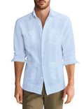 Coofandy Cotton Style Pocket Shirt (US Only) Shirts coofandy Blue S 