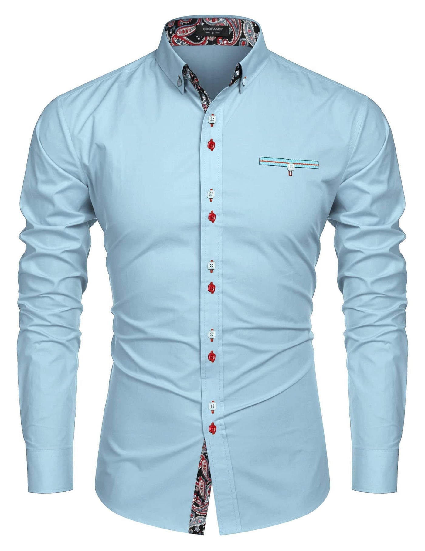 Coofandy Dress Button Down Shirts (US Only) Shirts coofandy 