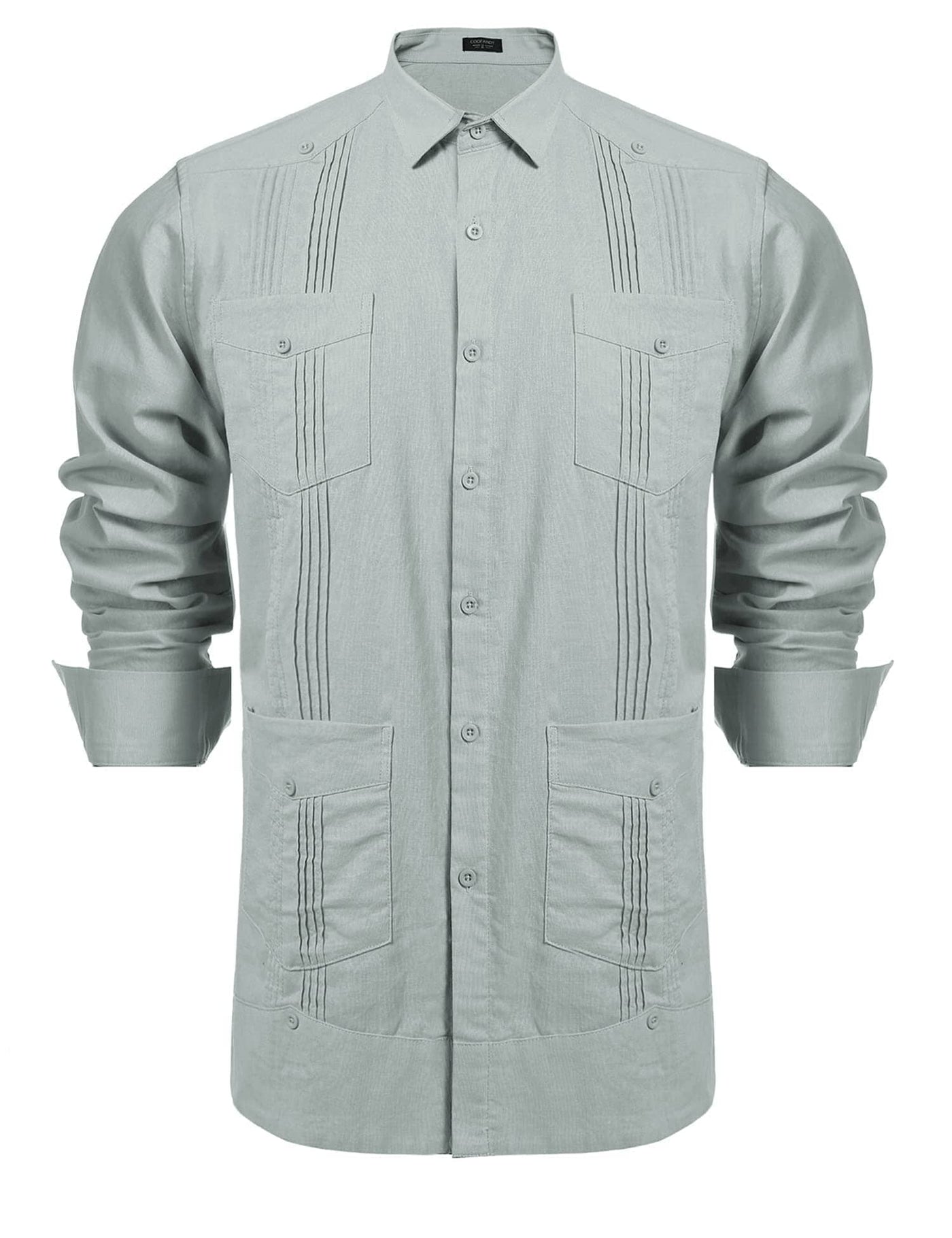 Coofandy Cotton Style Pocket Shirt (US Only) Shirts coofandy 