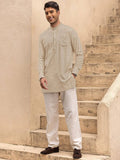 Linen Henley Long Sleeve Shirts with Pocket (US Only) Shirts Coofandy&