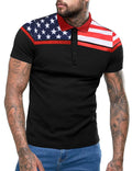 Coofandy American Flag Polo Shirt (US Only) Polos coofandy 