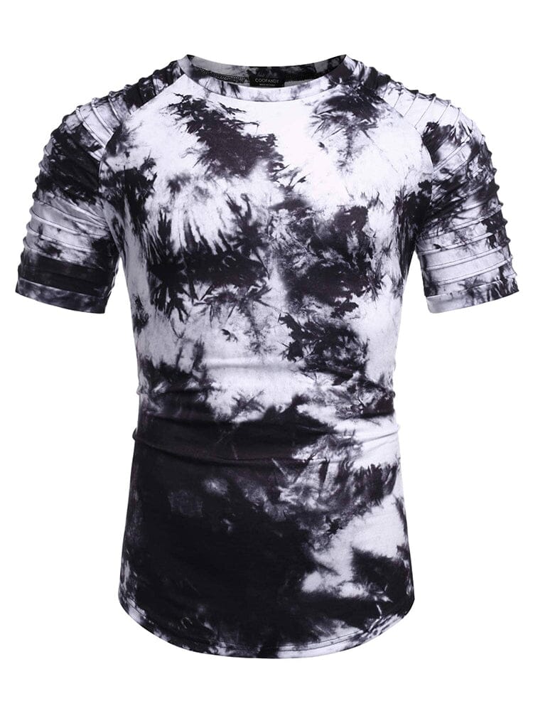 Coofandy Muscle Tie-dye Gym T-shirt (US Only) T-Shirt coofandy 