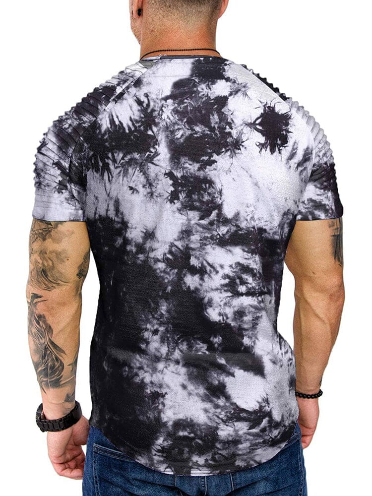 Coofandy Muscle Tie-dye Gym T-shirt (US Only) T-Shirt coofandy 