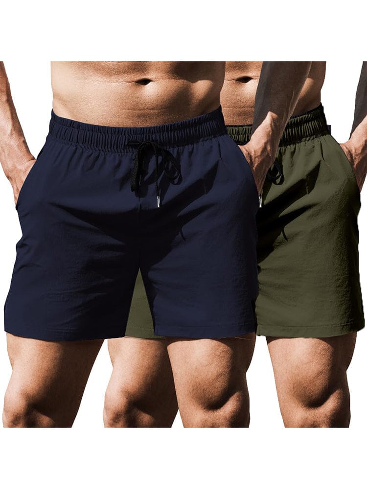 Athletic 2-Pack Workout Hiking Shorts (US Only) Shorts coofandy 