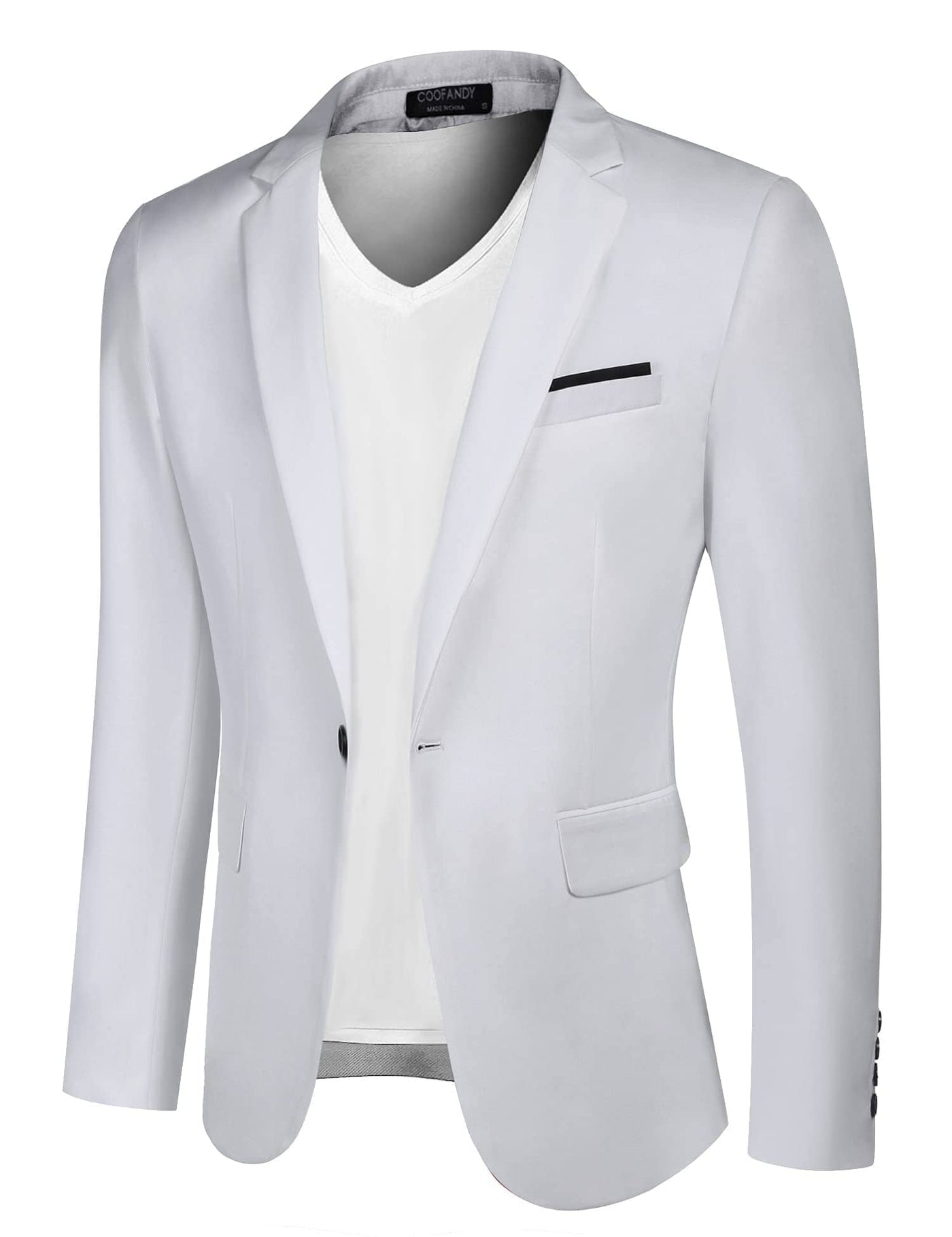 Coofandy Casual Blazer (US Only) Blazer coofandy White XS 