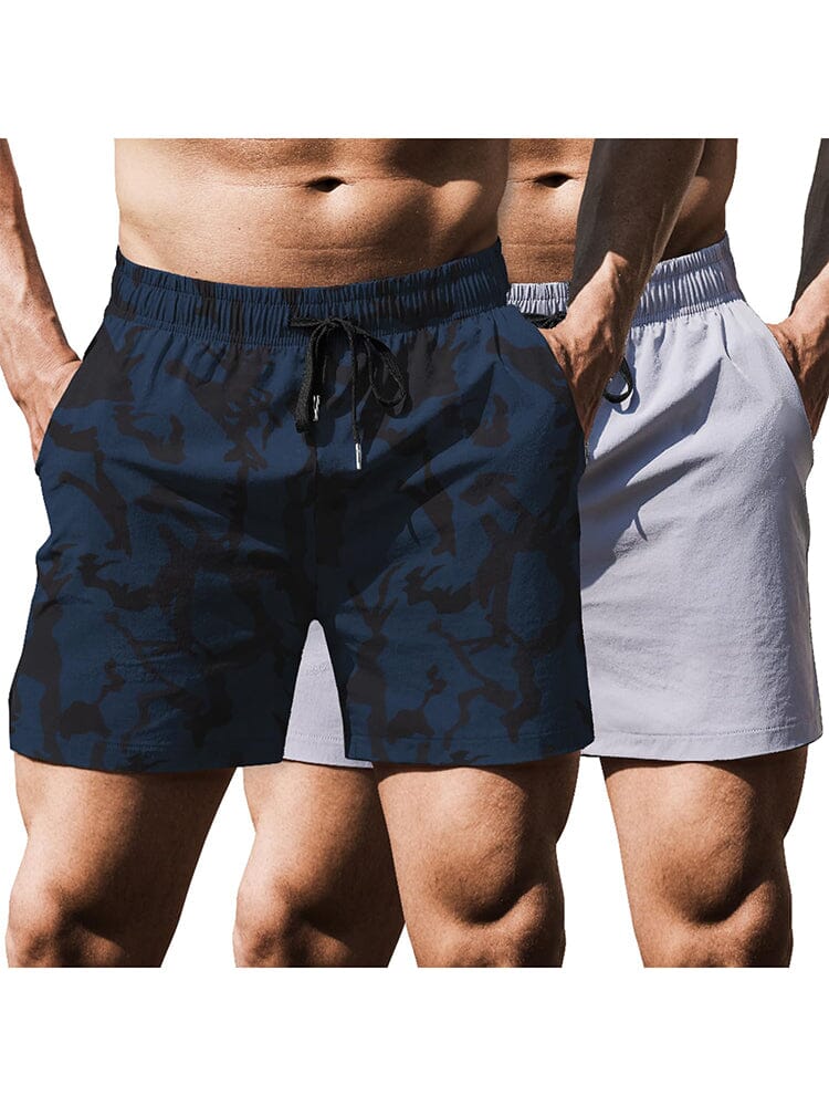 Athletic 2-Pack Workout Hiking Shorts (US Only) Shorts coofandy 