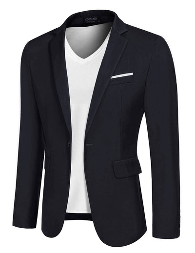 Coofandy Casual Blazer (US Only) Blazer coofandy Dark Blue XS 