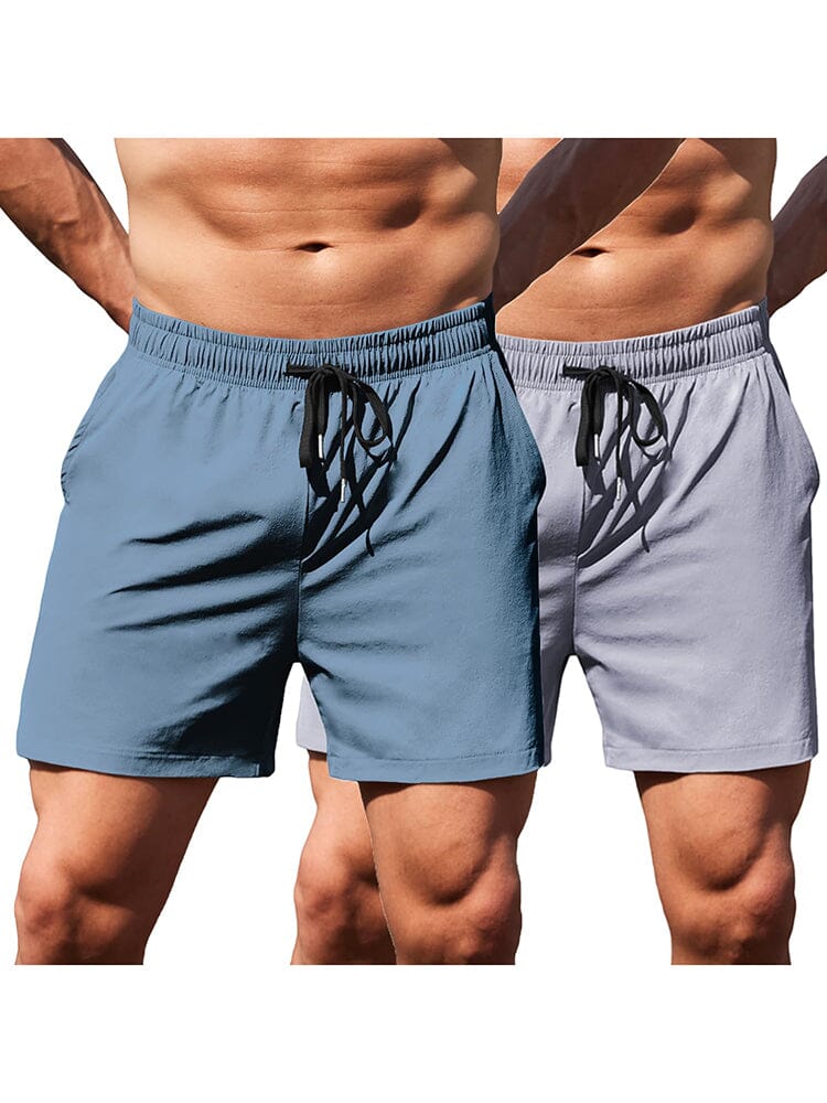 Athletic 2-Pack Workout Hiking Shorts (US Only) Shorts coofandy 