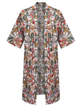 Coofandy Lightweight Kimono Robe (US Only) Robe coofandy White(paisley Print) S 