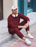 2 Piece Long Sleeve Pullover Sports Sets (US Only) Sports Set Coofandy&