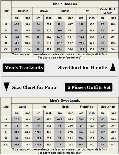 2 Piece Hoodie Sports Sets (US Only) Sports Set Coofandy's 
