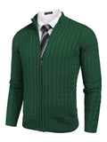 Cardigan Knitted Zip Up Sweater with Pockets (US Only) Sweaters Coofandy&